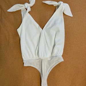 VICI white bodysuit- perfect bridal piece!